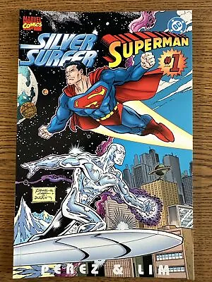 Buy Silver Surfer Superman #1 Marvel DC Comics Crossover George Perez Near Mint • 12.04£