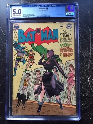 Buy BATMAN #84 CGC VG/FN 5.0; OW-W; Catwoman Cover; COMIC BOOK IMPACT Rating Of 7! • 949.24£