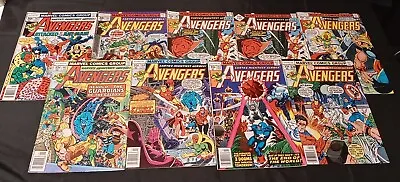 Buy THE AVENGERS 161-170 LOT OF (9) FINE - VERY FINE CONDITION WHITE PAGES (2 165s) • 56.21£