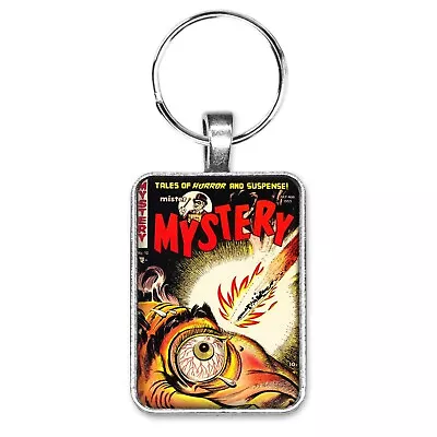 Buy Mister Mystery #12 Classic PRE-CODE Cover Key Ring / Necklace Comic Book Jewelry • 10.24£
