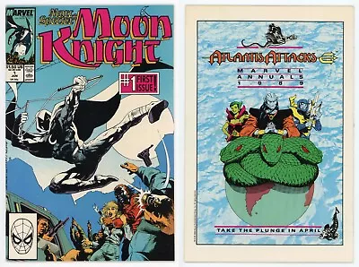 Buy Marc Spector Moon Knight #1 (NM+ 9.6) 1st Appearance Chloe Tran 1989 Marvel MCU • 31.86£