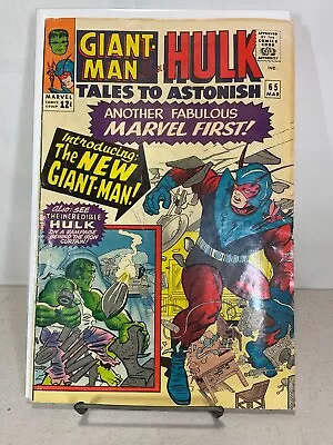 Buy Marvel Comics Tales To Astonish #65 1965 VG+ • 24.13£