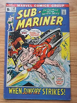 Buy Sub-Mariner #52 Bronze Age Marvel Comics  • 8.99£