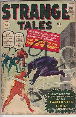 Buy Strange Tales 106 - 1963 - Human Torch - Ditko - Very Good - • 54.99£