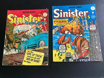Buy COMIC AMAZING STORIES OF SINISTER TALES No 190 & 196 1970 ALAN CLASS • 10.95£