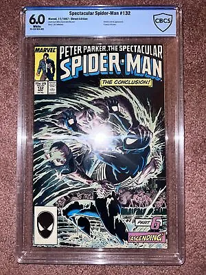 Buy Spectacular Spider-Man #132**CBCS Graded 6.0 **White Pages**Vermin Appearance • 116.30£