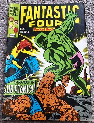 Buy UK Marvel Digest Series Fantastic Four Pocket Book No. 16 August 1981 • 2.50£