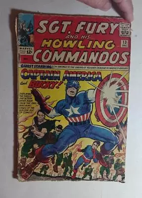 Buy Sgt Fury #13 Marvel C0mics Dec 1964 Captain America Cross Over Good 2.0 • 58.90£