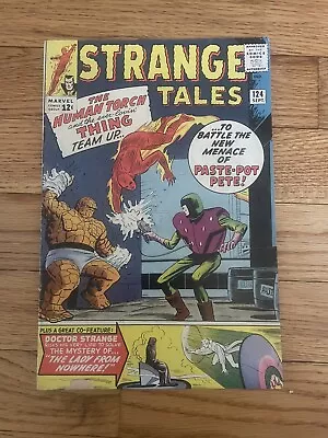 Buy 1964 Marvel, Strange Tales 124 Stan Lee Story, Around 3.5, VG- • 14.25£