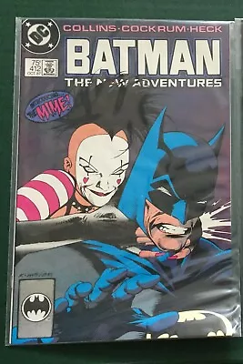Buy BATMAN 412 (1st Appearance Mime, Dave Cockrum Max Allan Collins, 2nd Print) 1987 • 19.72£