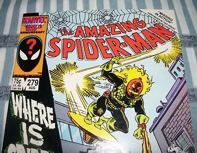 Buy The Amazing Spider-Man #279 With Silver Sable From Aug 1986 In F/VF Condition DM • 9.64£