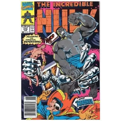 Buy Incredible Hulk (1968 Series) #370 Newsstand In VF + Cond. Marvel Comics [m; • 5.51£