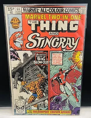Buy Marvel Two-In-One #64 Comic , Marvel Comics The Thing & Stingray • 2.84£