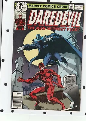 Buy Daredevil 158 Marvel 1st Frank Miller On 1st Print May 1979 First Series 1964-11 • 90.92£