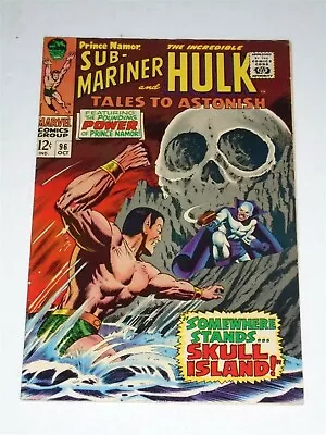 Buy Tales To Astonish #96 Fn (6.0) Marvel Comics October 1967 Hulk (sa)** • 19.99£