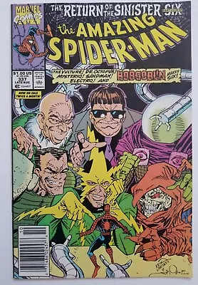 Buy Amazing Spider-Man #337 (Marvel Comics, 1990) Mark Jewelers, Return Sinister Six • 40.21£