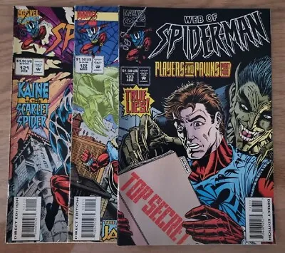 Buy Web Of Spider-Man (1985 1st Series) Issues 121, 122 And 123 • 8.10£