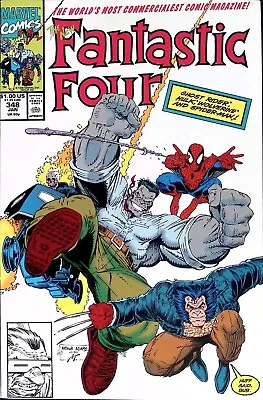 Buy Fantastic Four #348 - 1st Cover Appearance Of New Fantastic Four - Super Book! • 4.83£