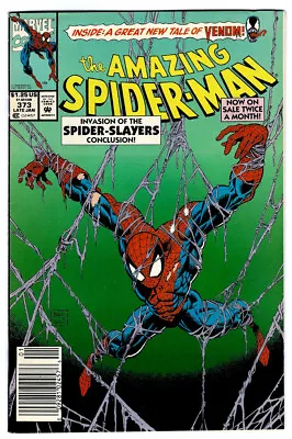 Buy THE AMAZING SPIDER-MAN #373 In VF Condition A 1993 Marvel Comic With VENOM • 3.20£