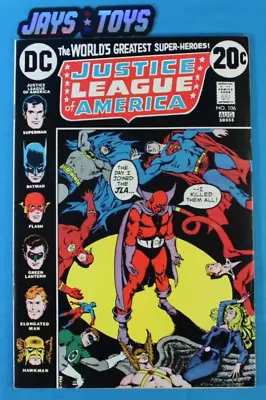 Buy Justice League Of America #106 1973 DC Comics • 23.69£