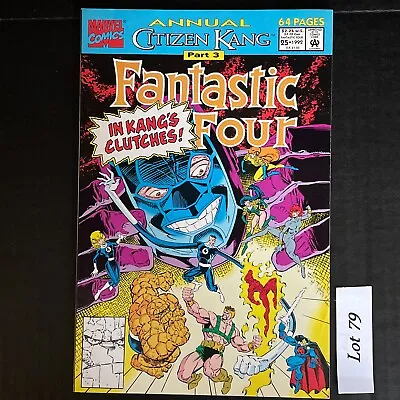 Buy 1992 Marvel Comics Fantastic Four Annual Vol. 1 #25 Citizen Kang Part 3 • 3.17£