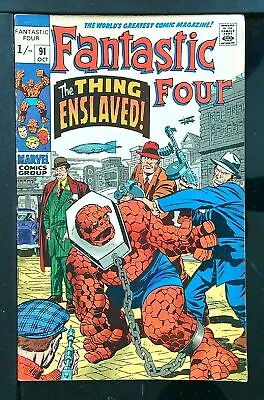 Buy Fantastic Four (Vol 1) #  91 (FN+) (Fne Plus+) Price VARIANT RS003 ORIG US • 50.49£