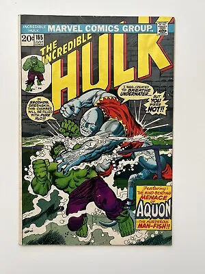 Buy The Incredible Hulk, #165, 1st App. Of Aquon, Minor Villian • 6.43£