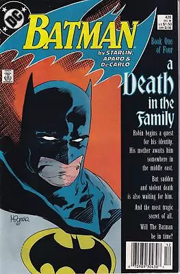 Buy Batman (1940 1st Series) 426 VF/NM Newsstand Death In The Family • 71.12£