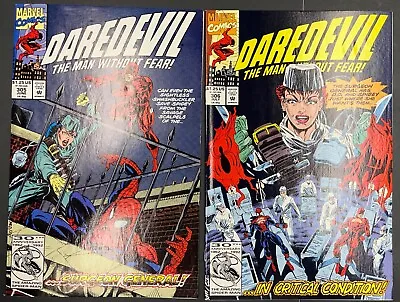 Buy Daredevil 305 & 306 (Marvel, 1992) Key 1st Appearance Surgeon General Spider-Man • 9.48£