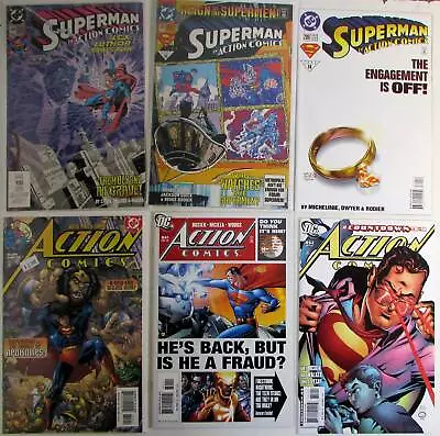 Buy Action Lot Of 6 #668,689,720,814,841,852 DC (1991) 1st Print Comic Books • 4.86£