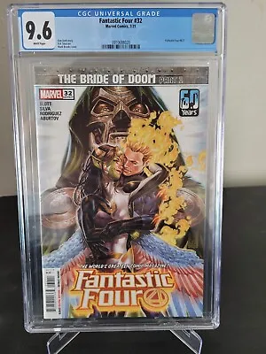 Buy Fantastic Four #32 Cgc 9.6 Graded 2021 Marvel Comics Bride Of Doom! Mark Brooks! • 47.49£