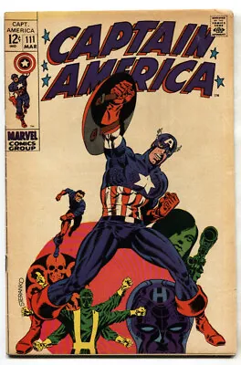Buy Captain America #111--comic Book--1969--Marvel--Death Of Steve Rogers • 79.55£