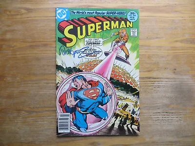 Buy 1977 Vintage Superman # 308 Supergirl Signed Jose Garcia-lopez Coa & Poa • 23.70£