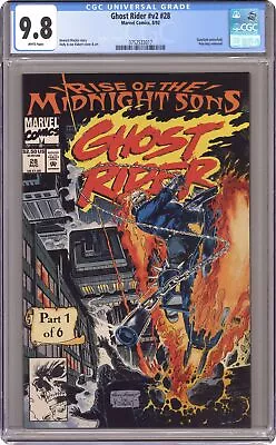 Buy Ghost Rider #28 Kubert Variant CGC 9.8 1992 3752533017 • 70.87£