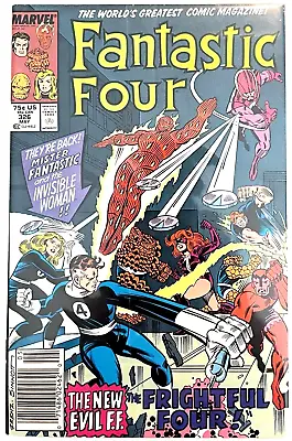 Buy Fantastic Four #326 Cvr A Ron Frenz Newsstand 1989 Marvel Comics Vf • 3.21£