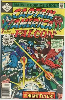 Buy Captain America #213 (1968) - 6.5 FN+ *The Night Flyer* • 3.51£