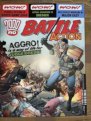 Buy 2000AD PROG 2350 20/09/23 Battle Action Crossover Subscriber Exclusive Cover • 25£