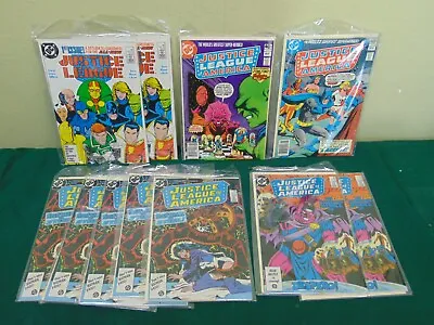 Buy Justice League DC Comics Lot 11 Books 1987 #1 JLA #172 178 251 255 HIGH GRADE • 63.17£