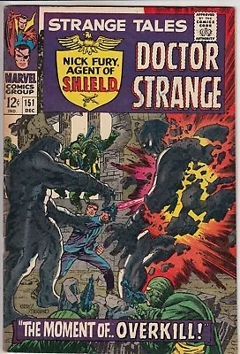 Buy Strange Tales 151  - 1967 - Kirby, 1st Steranko - Fine/Very Fine • 34.99£