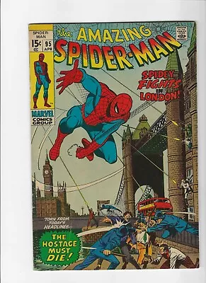 Buy Amazing Spider-Man #95 Spider-Man Visits London 1963 Series Marvel Silver Age • 83.63£