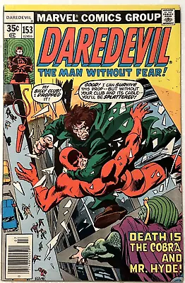 Buy Daredevil #153 FN (1978) 🔑 1st Ben Urich - Newsstand Issue / Marvel Comics • 13.85£