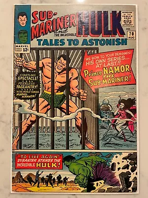 Buy Tales To Astonish #70 1st Solo Namor Story Black Panther 2 MCU VG/FN • 39.57£