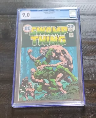 Buy Swamp Thing #10 CGC 9.0 Great Cover 1973 White Pages Last Bernie Wrightson  • 75.11£