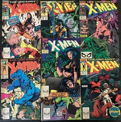 Buy The Uncanny X-Men #261-265,267,269 Marvel 1990 Comic Books • 19.70£