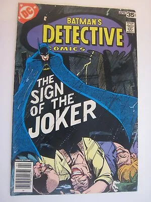 Buy DETECTIVE COMICS #476 - Grade NM  Sign Of The Joker ! Marshall Rogers Cover • 80.23£
