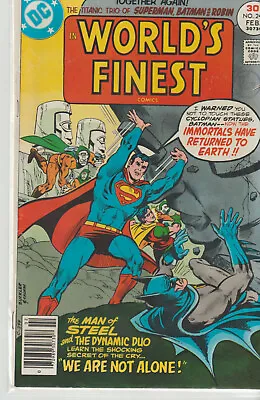 Buy *** Dc Comics Worlds Finest #243 (1976) 1st Print Vf *** • 5.95£