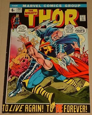 Buy THE MIGHTY THOR # 201 202 203 (1972) -  Pluto Ego-Prime And New Gods! • 25£