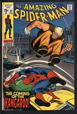 Buy Amazing Spider-man #81 7.0 // 1st Appearance Kangaroo Marvel Comic 1970 • 79.06£