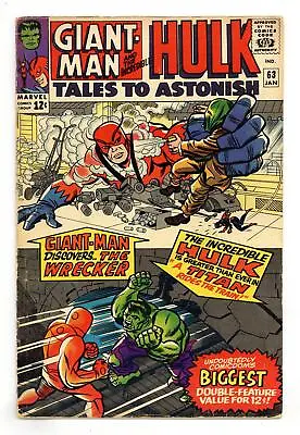 Buy Tales To Astonish #63 VG- 3.5 1965 • 87.07£