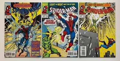 Buy Spider-man #38, 39 & 40 Light The Night All 3 Parts (Marvel 1993) VF+ & NM • 28.50£
